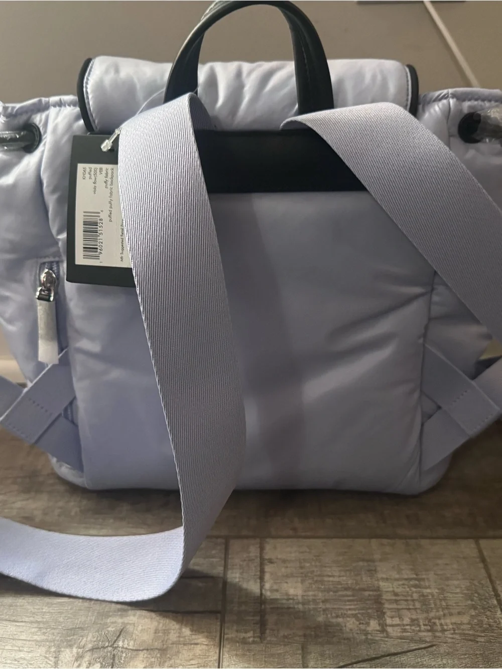 kate spade Lavender Quilted Backpack with Dual Front Pockets